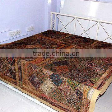 Handmade Decorative Vintage Textiles Pieces from India~ for Wall-Decoration, Table-Cloths, Cushion Covers, Bedspreads