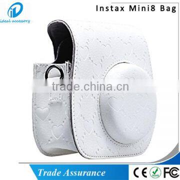 Fashion Heart Style Instax Camera Bags for Fujifilm Instant Mini8 Camera Bag