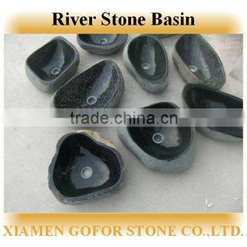 Cheap river stone sink