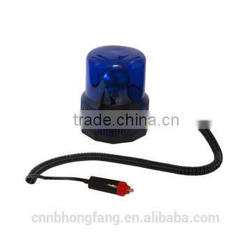 dc 12V 24V Amber Magnet Rotating Light Vehicle Yellow Warning Light