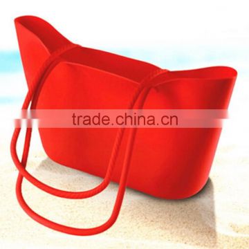 Fashion cute girls silicone promotional beach bags