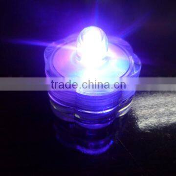 LED mini Flower shape decorative battery operated waterproof flashing mini led candle light