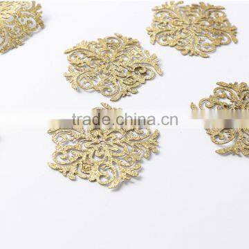 Iron on dokoh patches glitter pathces for garment shoe accessories