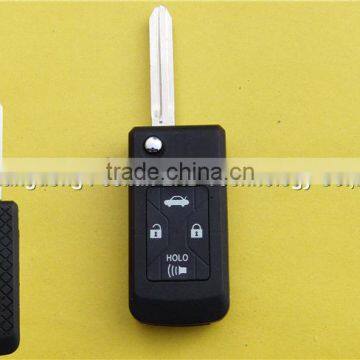 4 buttons car key remote control flip case shell for Toyota Camry