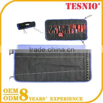 2016 Black Multi-Purpose Tool Roll Pouch, Newest Waist Tool Bag, Fashionable Tool Bag