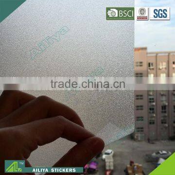 BSCI factory audit non-toxic vinyl pvc self adhesive frosted new design decorative electrostatic film window