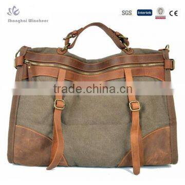 2015 fashion unisex vintage handbag / retro casual canvas handbag /women men casual handbag