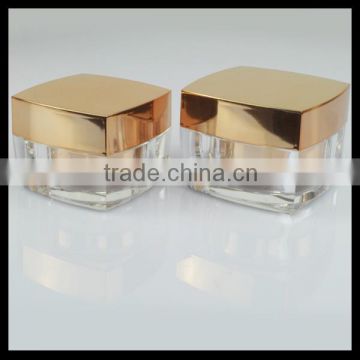 20gm brown cosmetic cream jar,acrylic container for nail gel