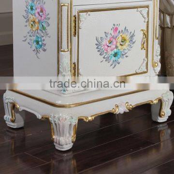 Italian Furniture Reproduction - Baroque Solid Wood Handcraft Bedstand-classic Bedroom Furniture photo-6