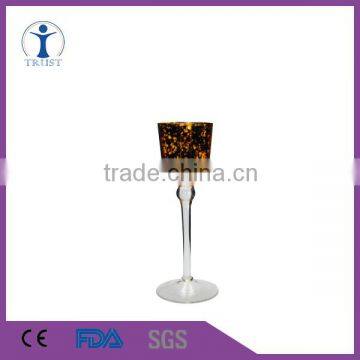 Trust Glassware Manufacturer 200mm Tall Glass Candle Holder Wholesale