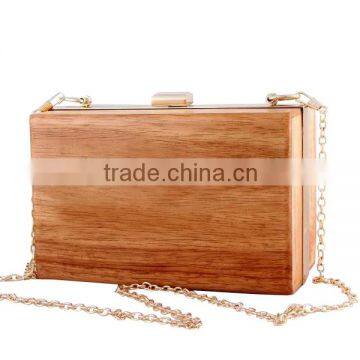 EV3004 Durable classy cork evening bag, metal chain evening bags for ladies