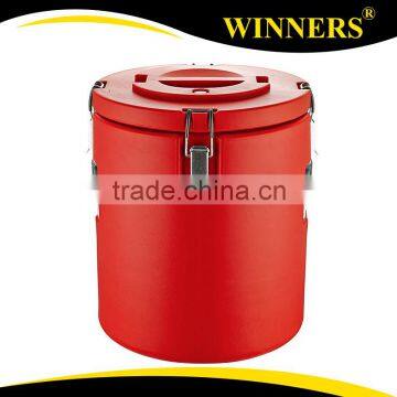 Hot Sale Red Stainless Steel 40L Drinking Thermos Bucket Without Faucet