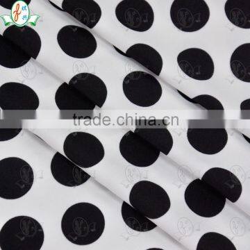 Hot!!!High Quality Fashionable Sublimation Design 4 Way Stretch Dots Printing Lady Tops Fabric