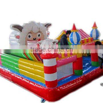 cartoon kids inflatable indoor playground equipment