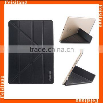 Auto Adsorption Sleep wake up PU Leather Case For iPad air Leather Case