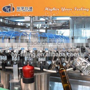 HY-Filling Glass bottles yellow wine plant