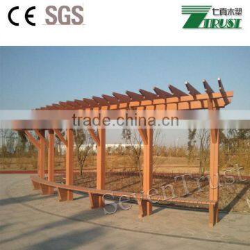 2015 Hot-sale WPC pergola,eco-friendly pergola