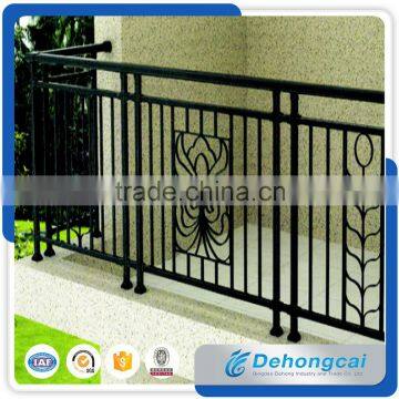 Safety Hot Galvanized Residential Wrought Iron Fence