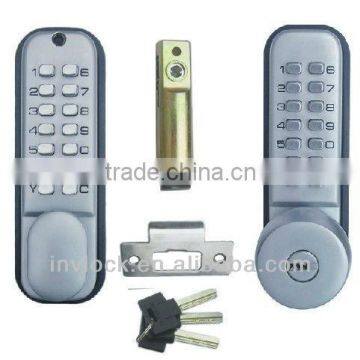 wireless mechanical code door lock,mechanical password code lock ,no battery password lock
