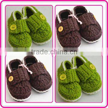 winter warm crochet cotton baby shoes handmade knitted baby house shoes