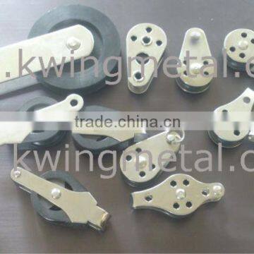 Stainless Steel Pulley Block With Nylon Sheave