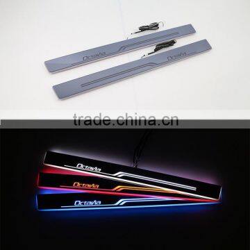 1 Pair Car LED Flash Door Sills Moving Scuff Plate Light Front Door For Skoda Octavia A7 2014 2015 2016                        
                                                Quality Choice