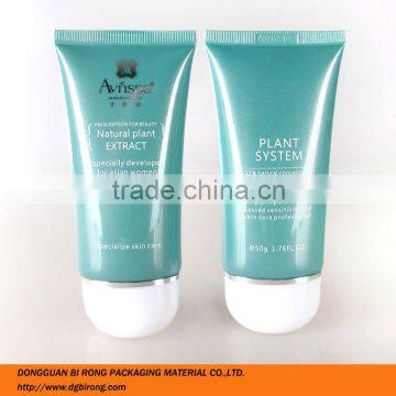 50g Oval Plastic Face Whitening Cream Container for Cosmetics