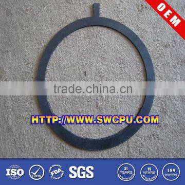 Molded rubber seal for hydraulic jack