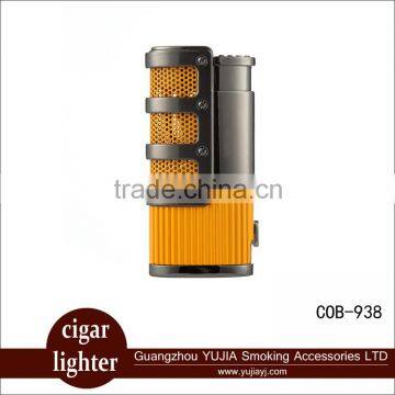 High Grade Metal Three Flame Cigar Lighter Have Good Packing photo-3