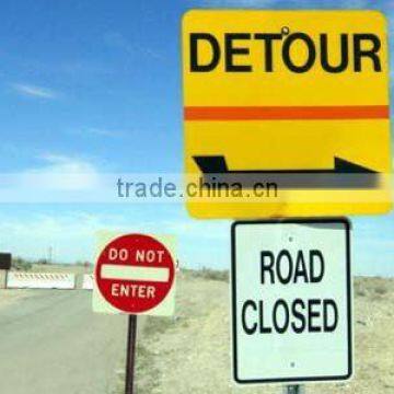 metal traffic signs,Reflective aluminum traffic signs,Detour sign,Road sign,
