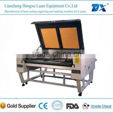 1600 * 1000mm double heads auto feeding home fabric laser cutting machine