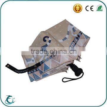 21 Inch Auto Open Manual Close New Design Folding Rian Umbrella photo-5