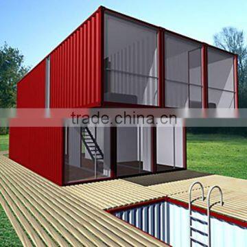 Rock wool sandwich panels prefabricated houses /container house beauty