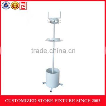 Revolving metal display stand for belt