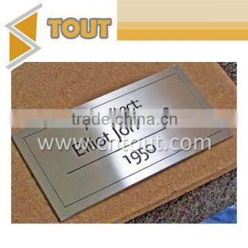 Customized Etched Stainless Steel Sign