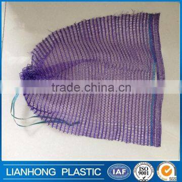 Hdpe Raschel Knit Mesh Net Bags Raw Material , Wholesale Drawstring Bag PE Raschel Mesh Net Bags photo-5
