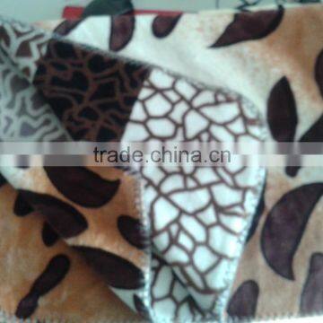 cheap wholesale printed flannel blanket