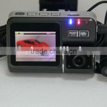 2.0inch TFT HD Separate camera car dvr with G sersor and built in battery