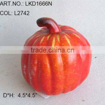 2014 Artificial Fake Fruits Fall Pumpkin 4.5inch Artificial Polyfoam Pumpkin