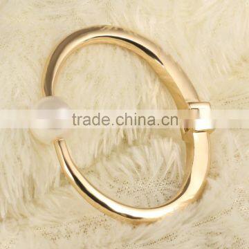 Opal Pearl Bangle Europe 18 K Gold Exaggerated Version Of Ms Wide Bracelet photo-4