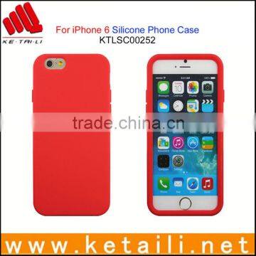 For iPhone 6 New Coming Cheap Silicone Mobile phone Case Passed LFGB FDA SGS ROHS