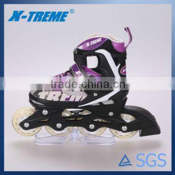 2016 Hottest Sports Roller Shoes Cotton Lining Fabric pu Wheel Roller Skate Shoes photo-3