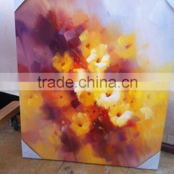 canvas flower oil painting