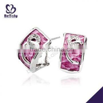 hot sale high quality sterling silver earring setting without stone