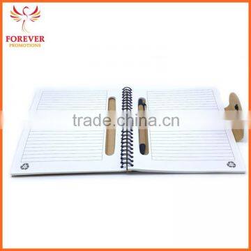 Hot Selling Eco Padfolio Hard Cover Notebook Custom Logo Promos Note Book Chinese Supplier