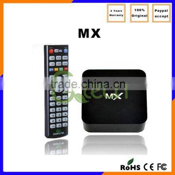 Amlogic 8726 dual core 8GB ROM Wifi MX android iptv set top box accept paypal