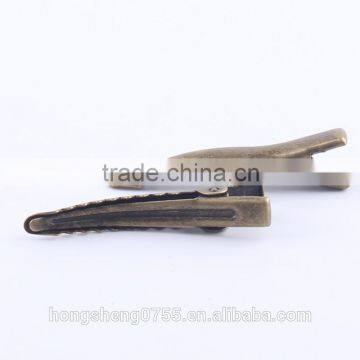 Metal alligator hair clips with spring for wholesale from china factory