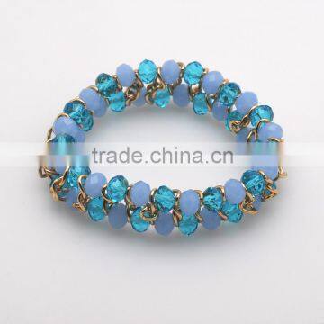 Charm Womens Bracelet Ethnic Gold Resin Jewelry Beads photo-3