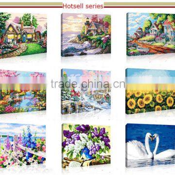 Diy Digital Oil Painting By Numbers Book For Sell DIY48