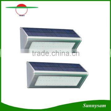 High Lumen Triangle Aluminium Microwave Radar Motion Sensor Solar LED Wall Light Outdoor Lighting